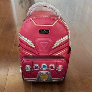 Red Iron Man Gauntlet Loungefly Backpack